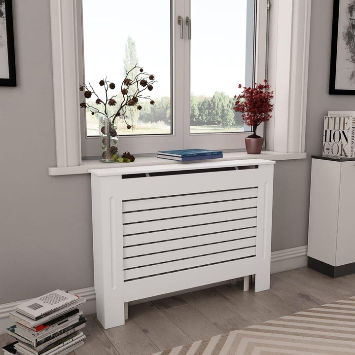 puraday Wohnzimmer Heizkörperabdeckung 112×19×81,5 cm MDF Heizkörper Verkleidung Abdeckung Heizkörpe