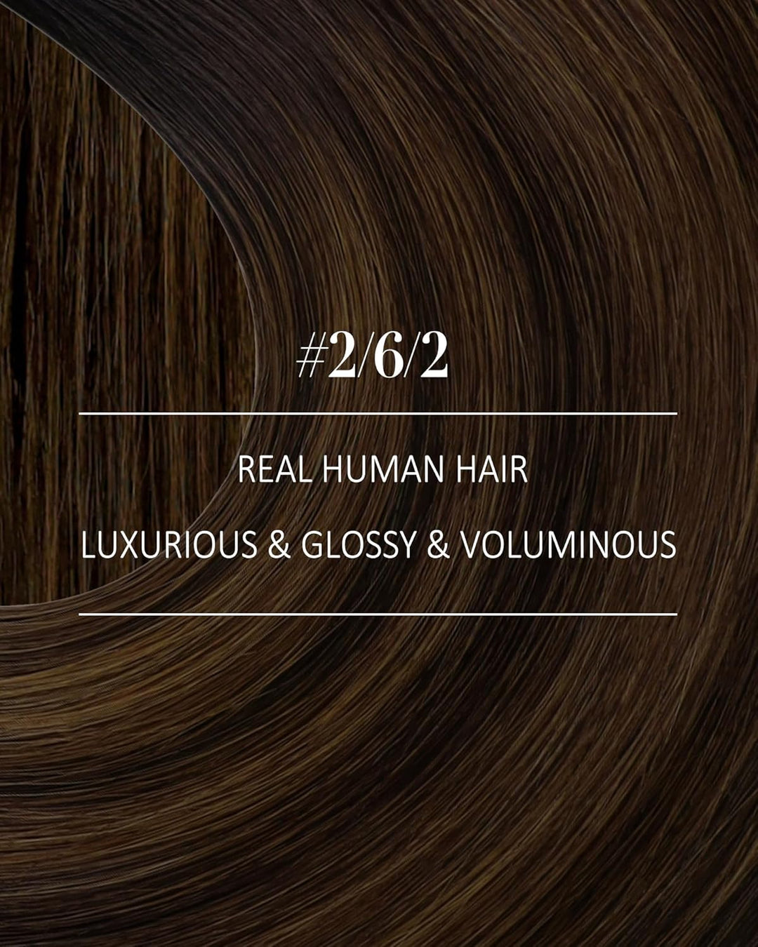 YoungSee 55cm Clip in Extensions Echthaar Ombre 120g Echthaar Extensions Clip Braun Echthaar Clip in