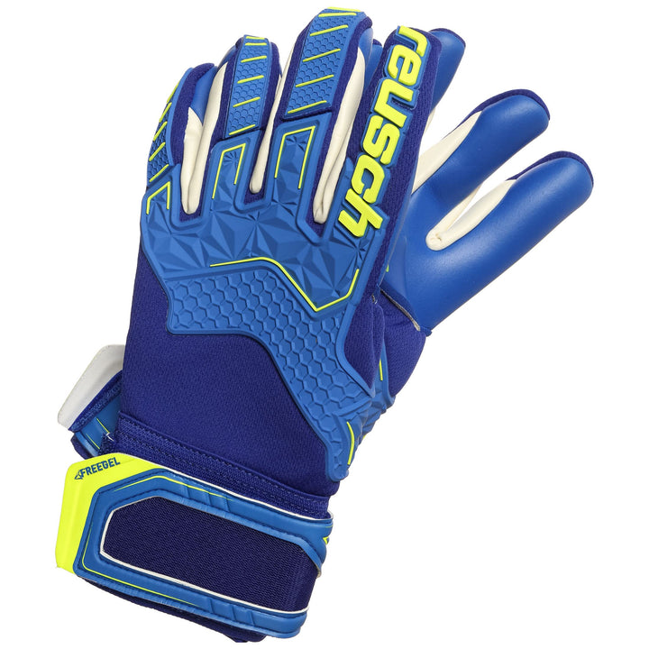 Reusch Herren Attrakt Freegel G3 Handschuhe 10.5 deepblu/Safe yell/dep blu, 10.5 deepblu/Safe yell/d