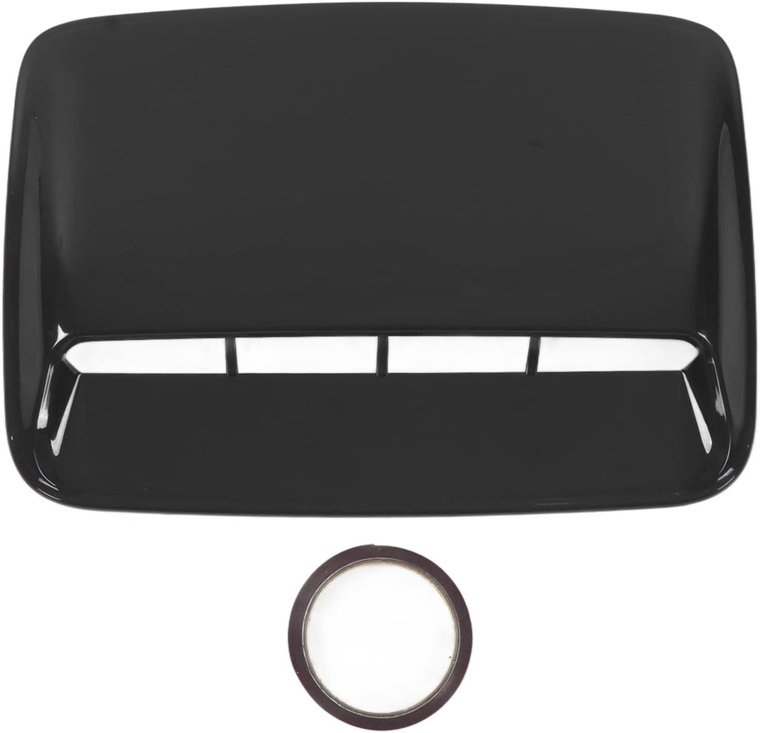 Auto Lufteinlass Schaufel, Fydun Motorhauben Lüftungsabdeckung Schwarz Glänzend Dekorative Entlüftun