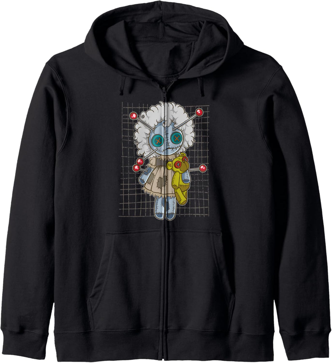 Pastel Goth Voodoo Doll Gift Kapuzenjacke