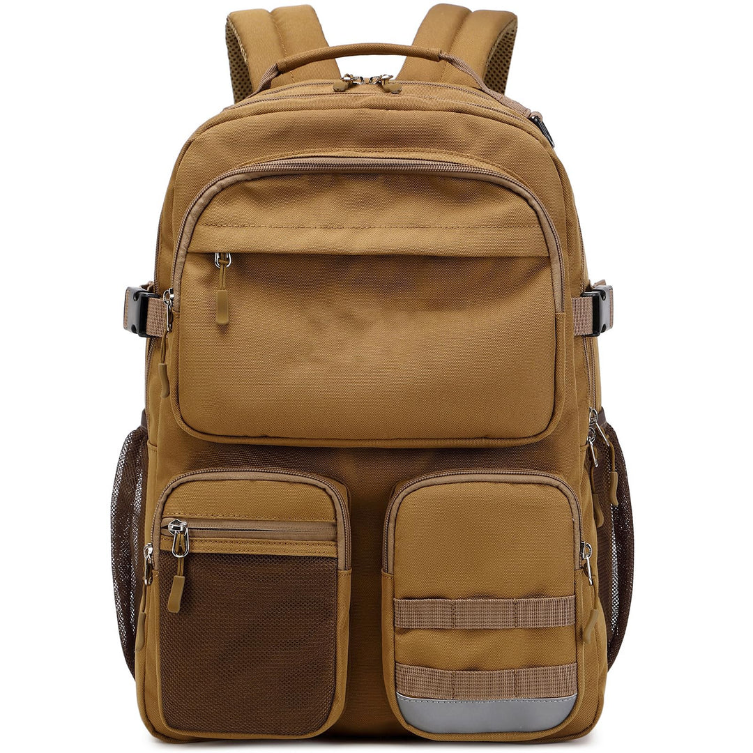 Lohol Big School Backpack College Büchertasche für Teenager Studenten, Multi Pockets Wasserdicht Cas