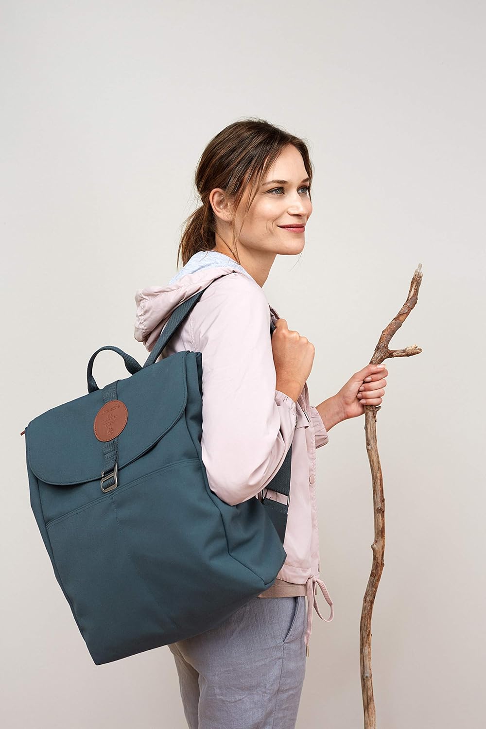 LÄSSIG Baby Wickelrucksack Wickeltasche Babytasche stylische Tasche inkl. Wickelzubehör/Backpack Adv