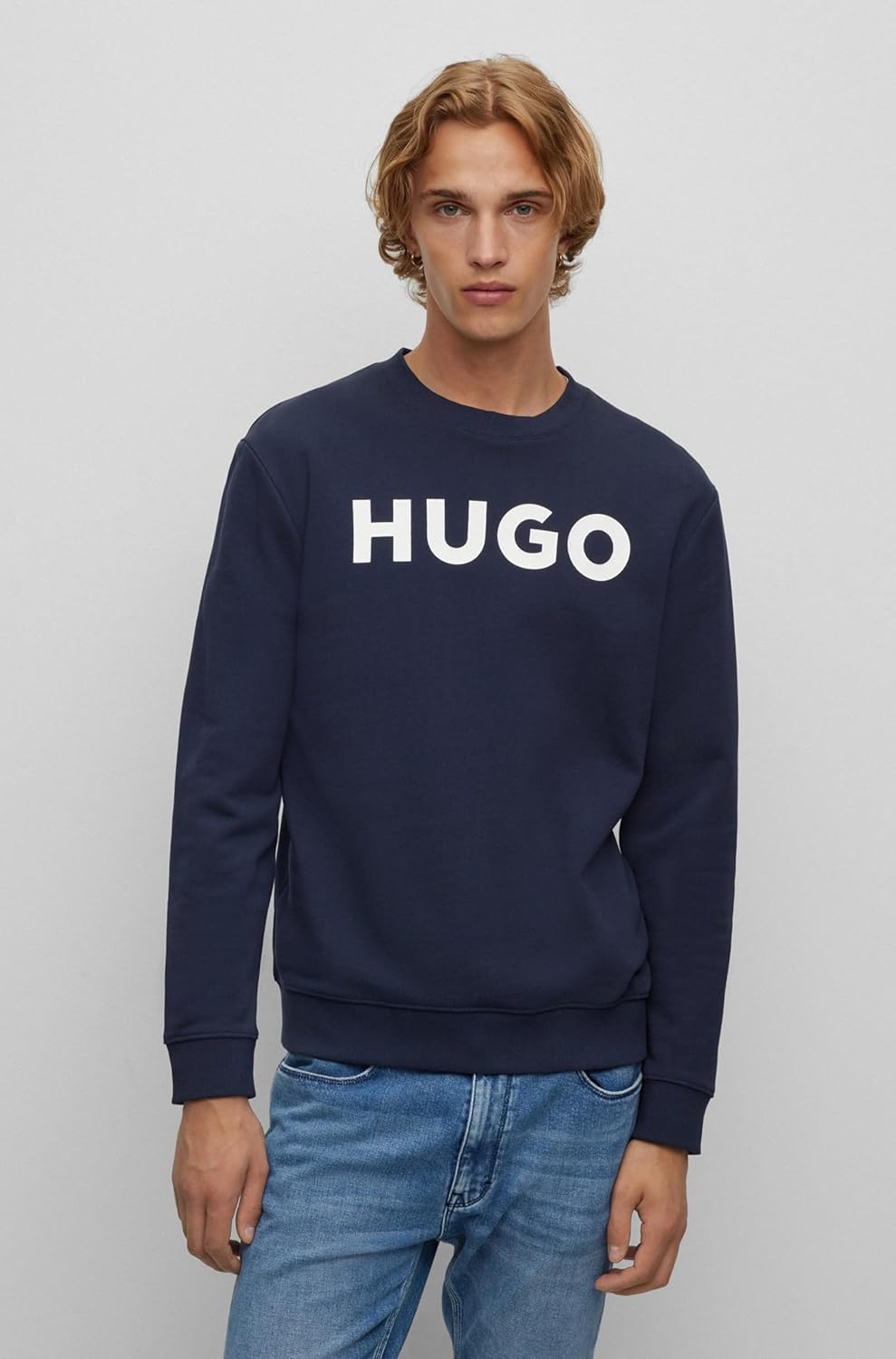 HUGO Herren Dem Sweatshirt S Dunkelblau405, S Dunkelblau405
