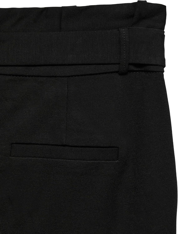 VERO MODA Female Paperbag Hose VMEVA Hohe Taille Hose XS / 34L Schwarz, XS / 34L Schwarz