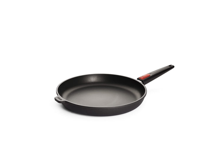 Woll Nowo Titanium Flachpfanne-Induktiv, Ø 32 cm, 5 cm hoch, mit abnehmbarem Stiel-Geeignet für alle