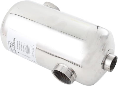 YILIKISS Edelstahl Schwimmbadheizer 28Kw Edelstahl Schwimmbad Wärmetauscher Pool Wärmetauscher 150 L