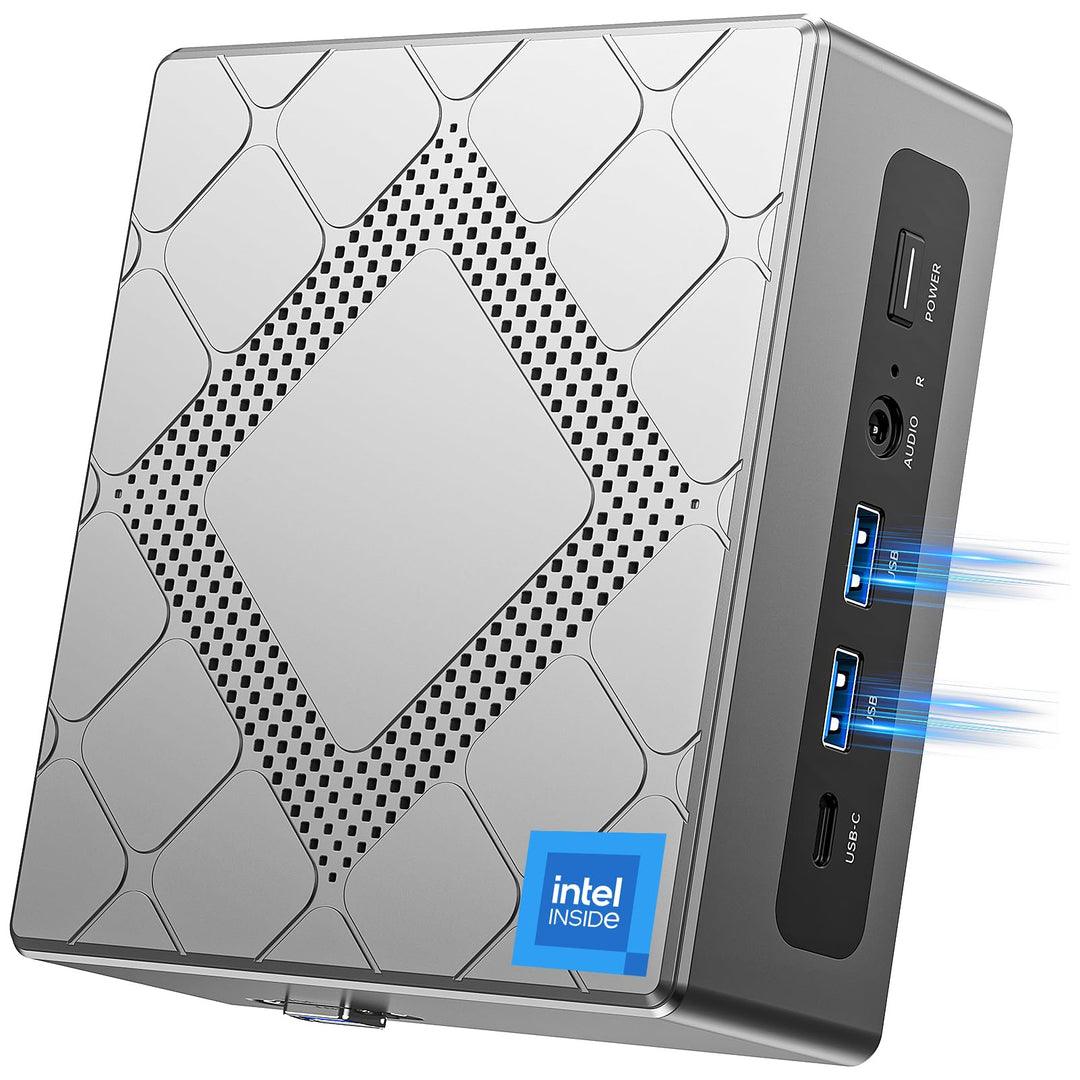 NiPoGi CK10 Mini PC 32 GB DDR4 RAM, Ιntel i5-12450H (bis zu 4,4GHz, 8C/12T) Mini PC WiFi 6, 1024 GB