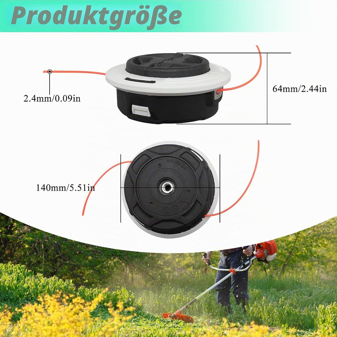 Mähkopf Kompatibel mit Stihl C 26-2 Autocut, ADEFOL Trimmerkopf für STIHL FS55 FS56 FS70 FS80 FS85 F
