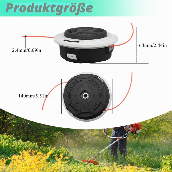 Mähkopf Kompatibel mit Stihl C 26-2 Autocut, ADEFOL Trimmerkopf für STIHL FS55 FS56 FS70 FS80 FS85 F