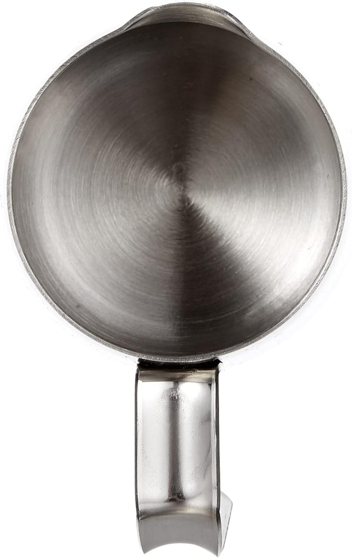 Cilio 0000201383 Latte Macchiato Kännchen, Edelstahl, silber, 6,4 x 7,4 x 7,6 cm (Packung mit 2) Ede