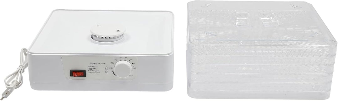 350W Dörrautomat, Dörrgerät Dörrer Dörrapparat Obsttrockner Dehydrator Stufenlos für Verschiedene Ob