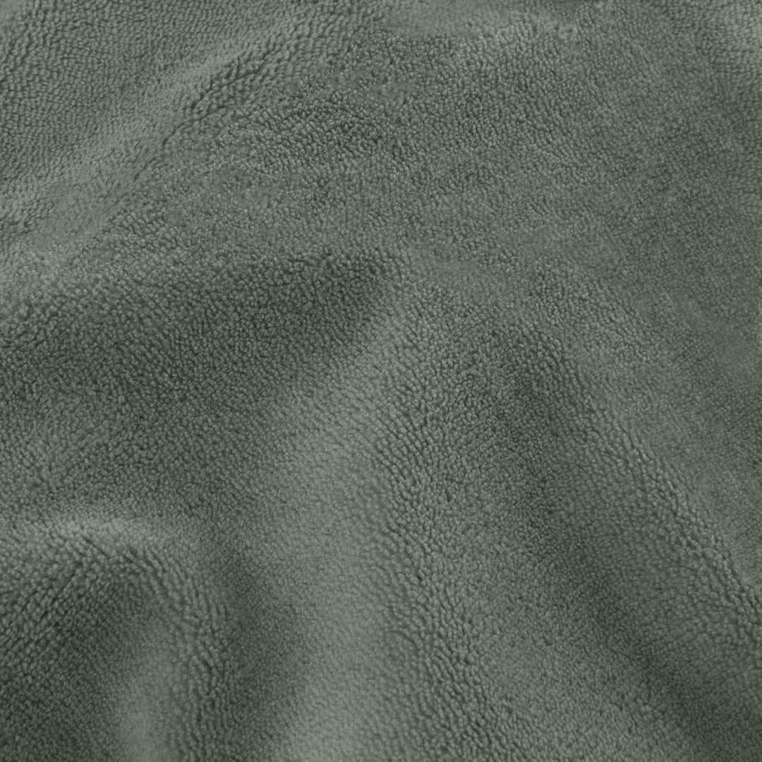 aqua-textil Feelwell Bettwäsche 200 x 220 cm 3teilig Coral Fleece Bettbezug Thermo Flausch grau Bett