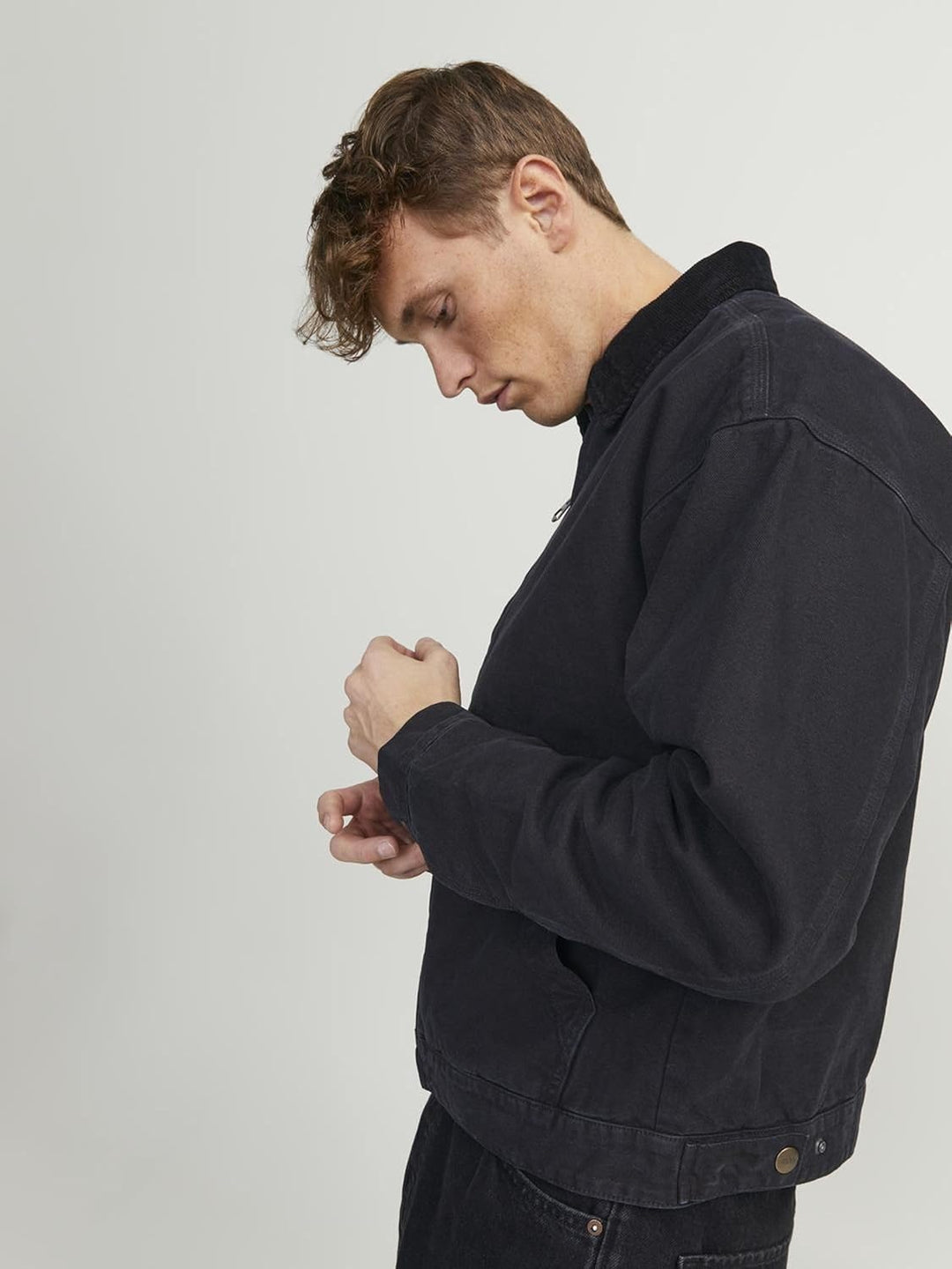 JACK & JONES Male Jeansjacke Jeansjacke XL Schwarz, XL Schwarz