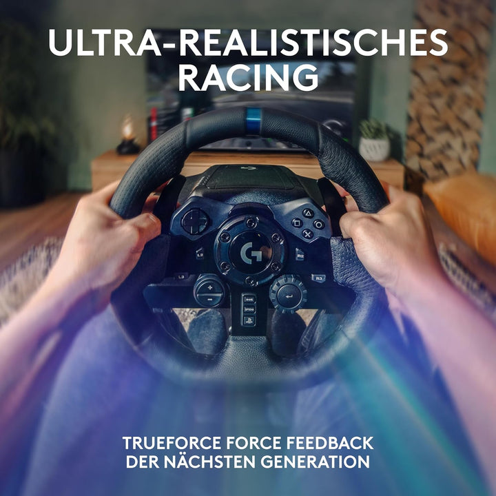 Logitech G G923 TRUEFORCE Gaming Rennlenkrad mit Pedalen + ASTRO A10 Gaming-Headset Gen 2 Kabelgebun