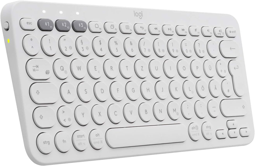 Logitech K380 kabellose Multi-Device Bluetooth-Tastatur mit Easy-Switch für bis zu 3 Geräte, schlank