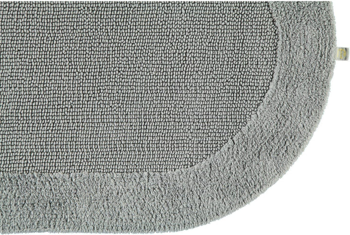 Rhomtuft Badteppiche Exquisit Kiesel - 85 100 cm rund