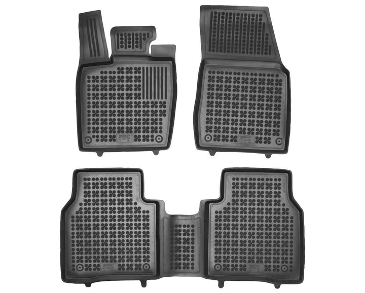 Hohe Gummi Fussmatten mit Rand passend für VW ID.7 ab 2023/ID.7 Tourer ab 2024 AZUGA AZ10300535 Auto