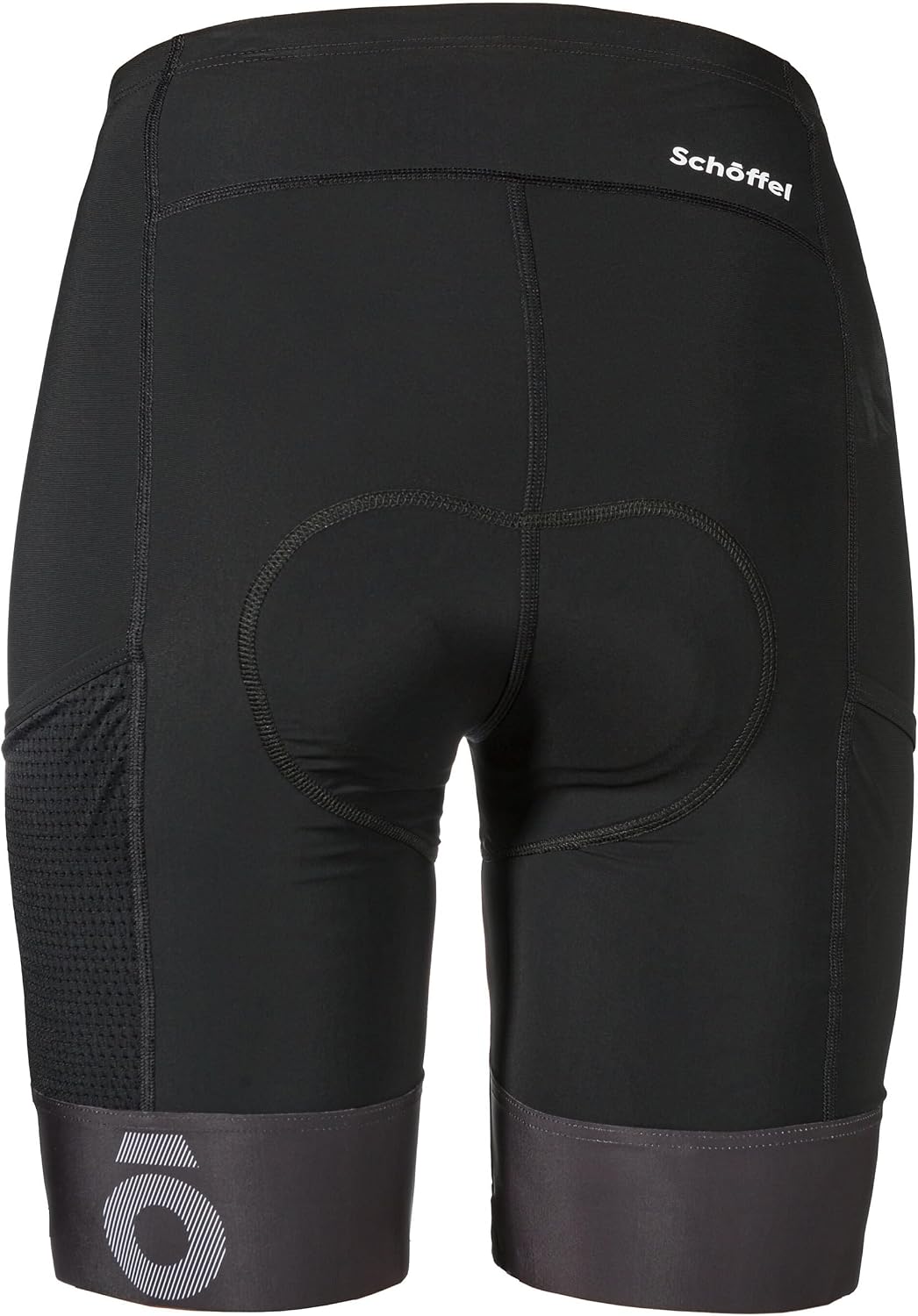 Schöffel Damen Fahrradhose Skin Pants Solo Short 4h 44 Schwarz, 44 Schwarz