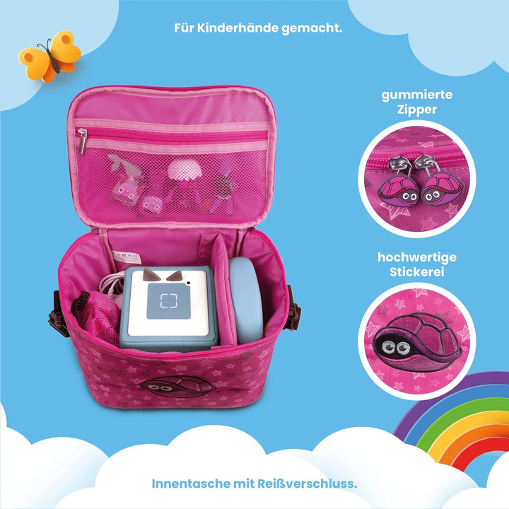 fridoli Toniebox Tasche mit Schultergurt | für Toniebox Starterset und Zubehör | pink | Immer Alles