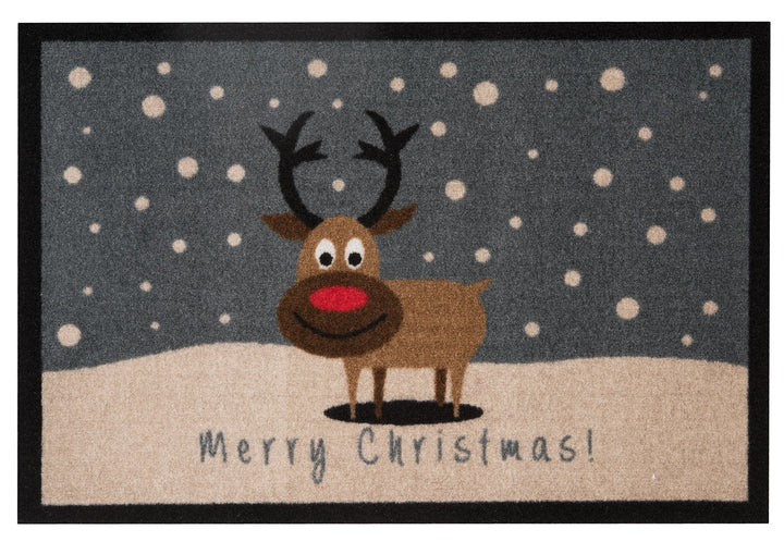 Hanse Home Fussmatte Weihnachten für Innen und Aussen 40x60cm - Schmutzfangmatte Outdoor Türmatte Me