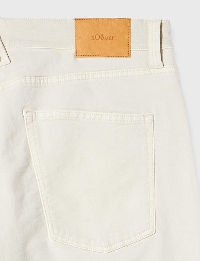 s.Oliver Herren Jeans-Hose, kurz 32 Grau 9002, 32 Grau 9002