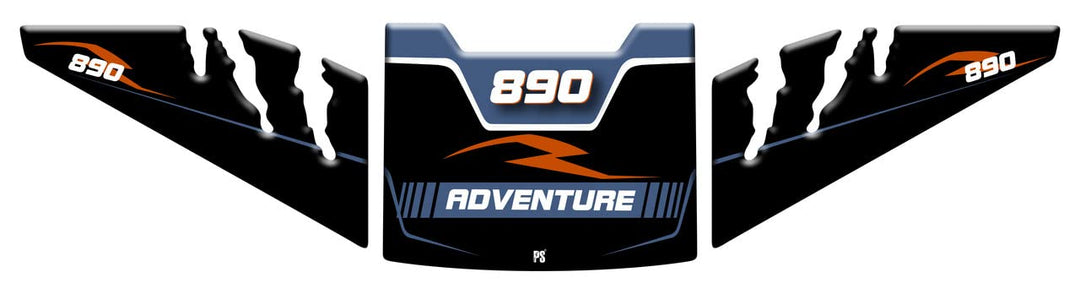 Paraserbatoio.it Aufkleber mit 3D-Effekt, Tankschutz aus Harz, kompatibel mit PS KTM 890 Adventure R