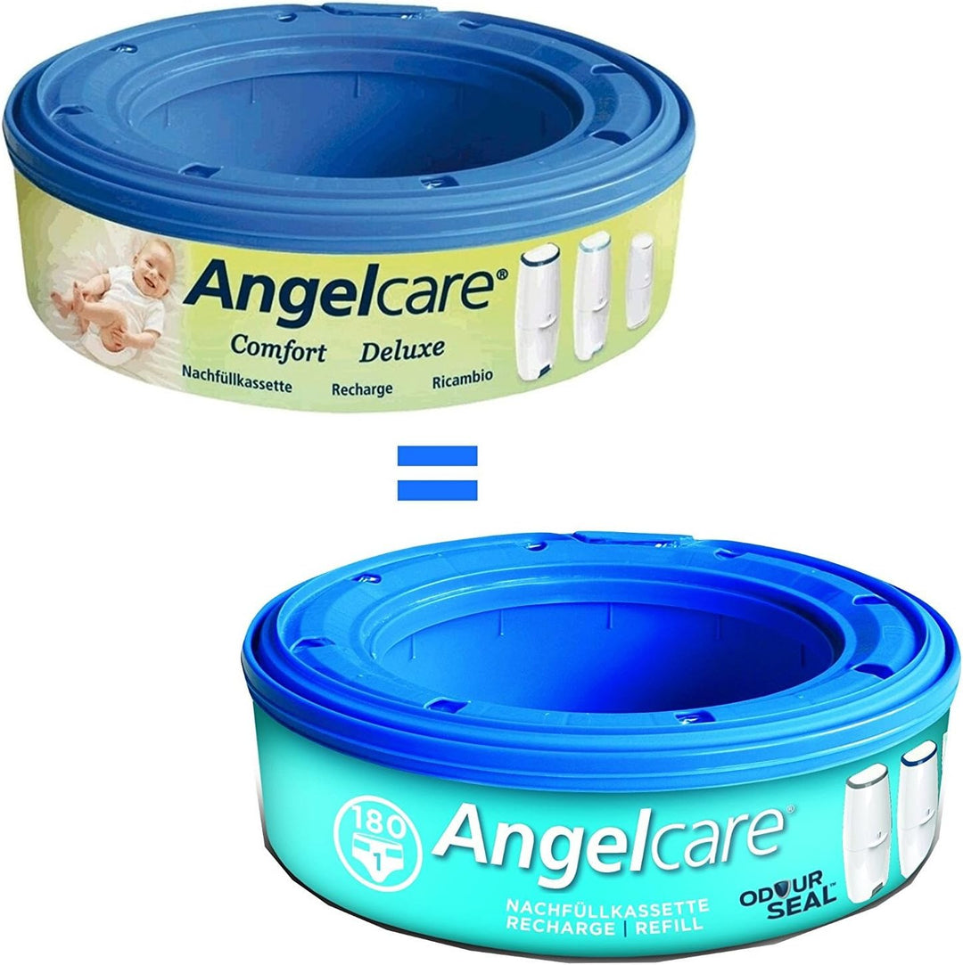 Angelcare 180400-3n 3 Nachfüllkassetten, blau 3 Stück (1er Pack), 3 Stück (1er Pack)