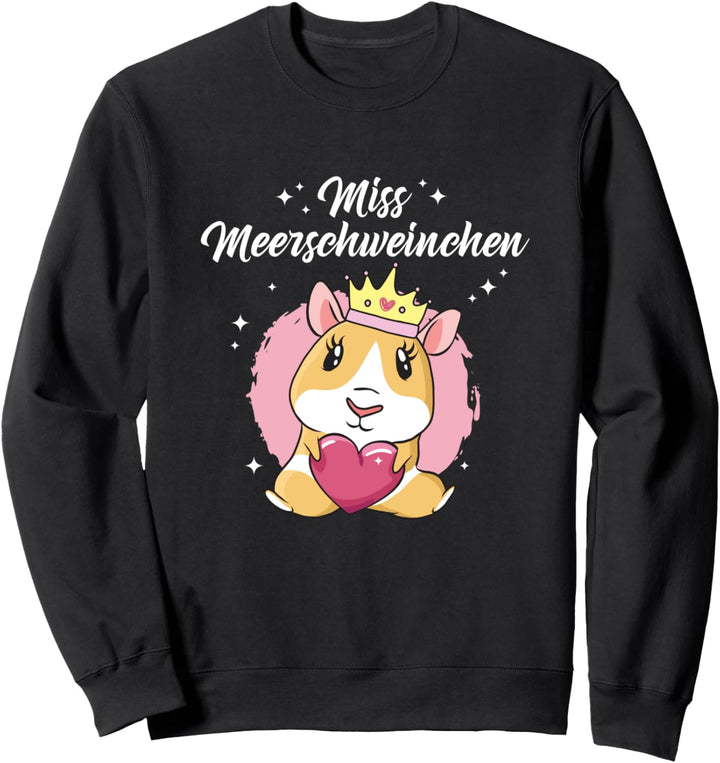 Miss Meerschweinchen Damen Mädchen Meerschweinchen Geschenk Sweatshirt