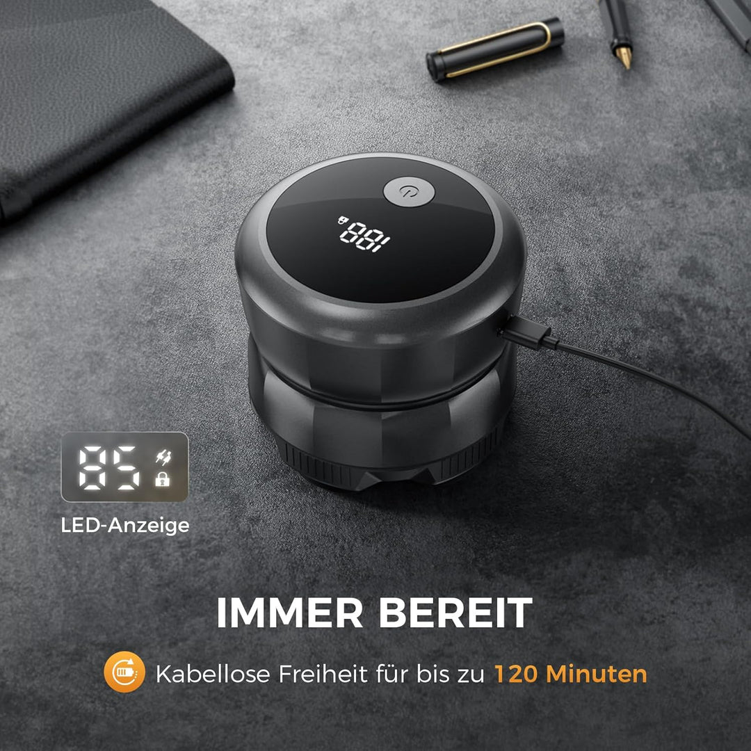 Glatzen Rasierer Herren, 120 Min Akku & 6D Schwimmkopf, elektrischer Kopfrasierer mit LED Display, U