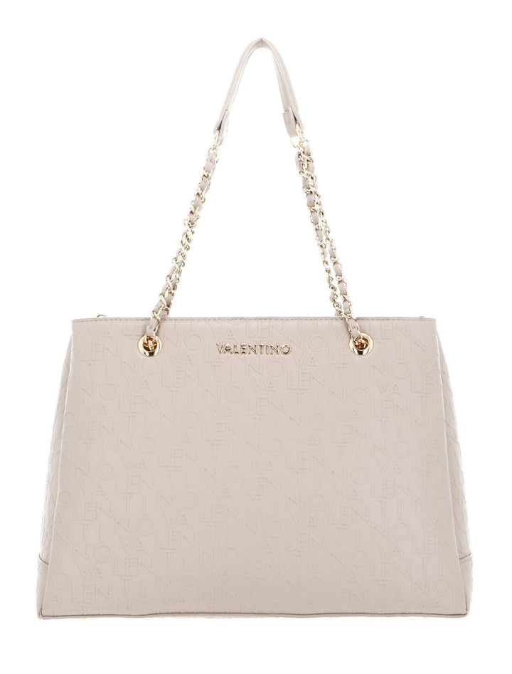 Valentino Damen Relax Einkaufstasche, Beige