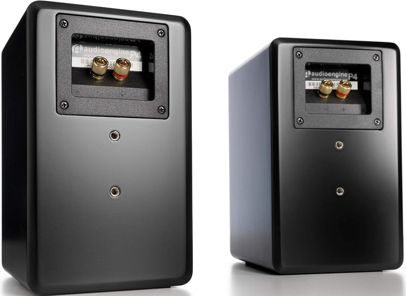 Audioengine P4 Passive Bookshelf Speakers | Home Stereo High-Performing 2-Way Desktop Speakers (Blac