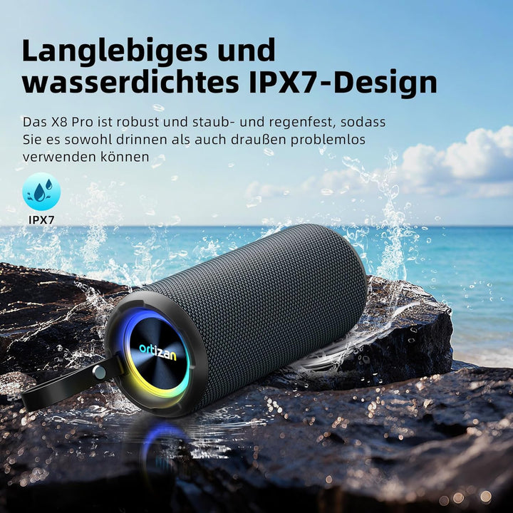 Ortizan Bluetooth Lautsprecher Navy, Navy
