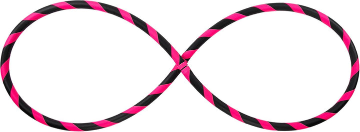 Faltbarer Anfänger Hula Hoop Reifen, Ø90/95/100/105cm Ø95cm Neon-Pink, Ø95cm Neon-Pink