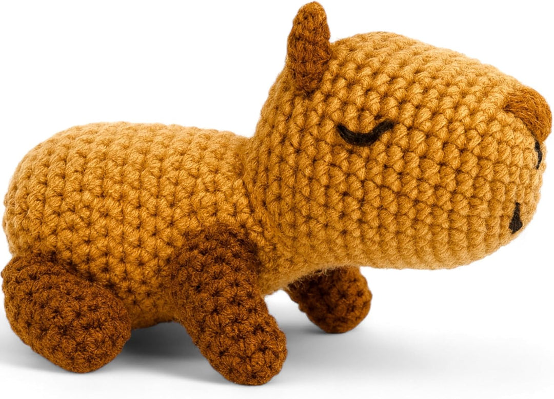 MIJOMA Häkelset Tiere für Anfänger & Fortgeschrittene – DIY Amigurumi Häkel Kit mit Anleitung, Wolle