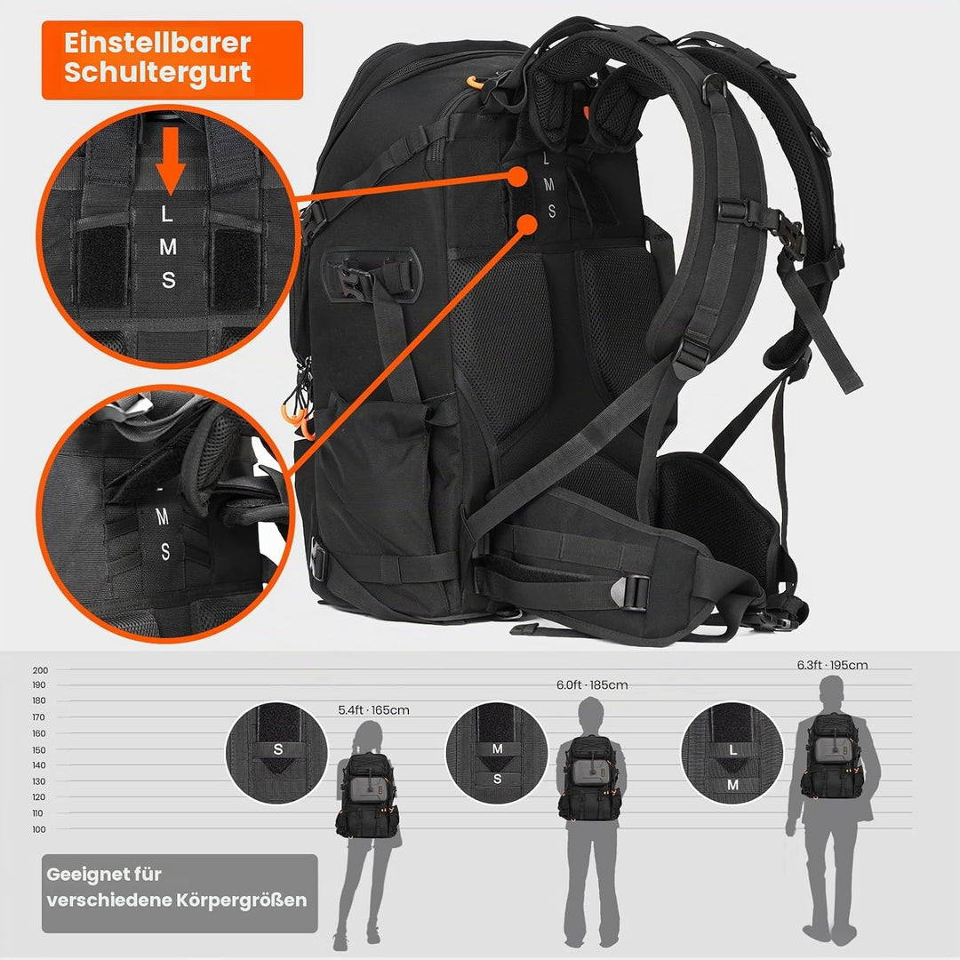 TARION Grosser Kamerarucksack Kamera Rucksack: Professionelle DSLR Drohnen Rucksack mit 17,3 Zoll La
