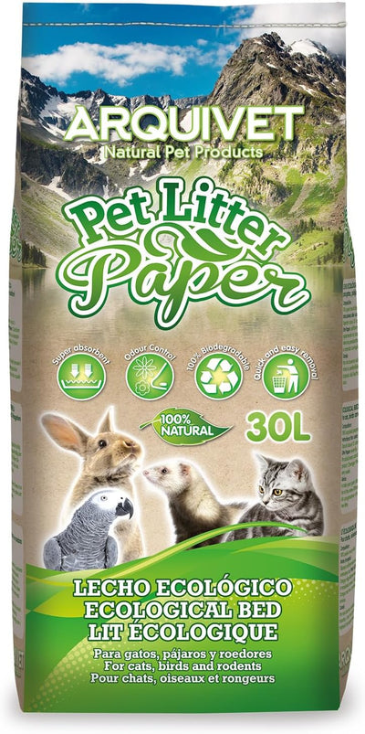 Arquivet PET Glitter Papier 30L, Lehm, Haustier, 30 l, 30000