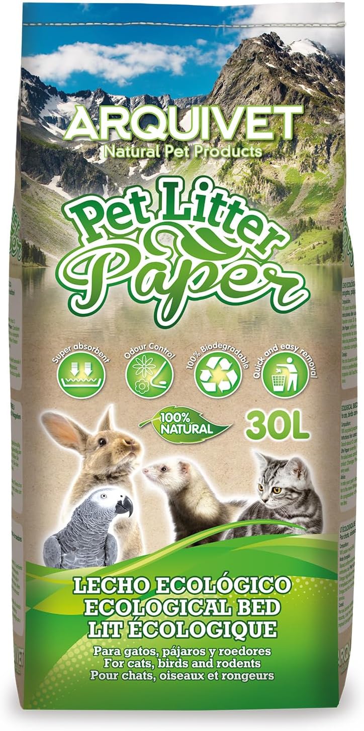 Arquivet PET Glitter Papier 30L, Lehm, Haustier, 30 l, 30000