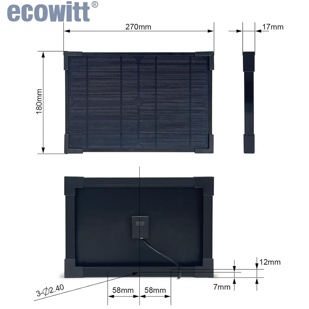 ECOWITT WS6210 Gateway für Wetterstationen, 4G &amp; Wi-Fi Wetterstation Mobile Receiver für Outdoor/Ind