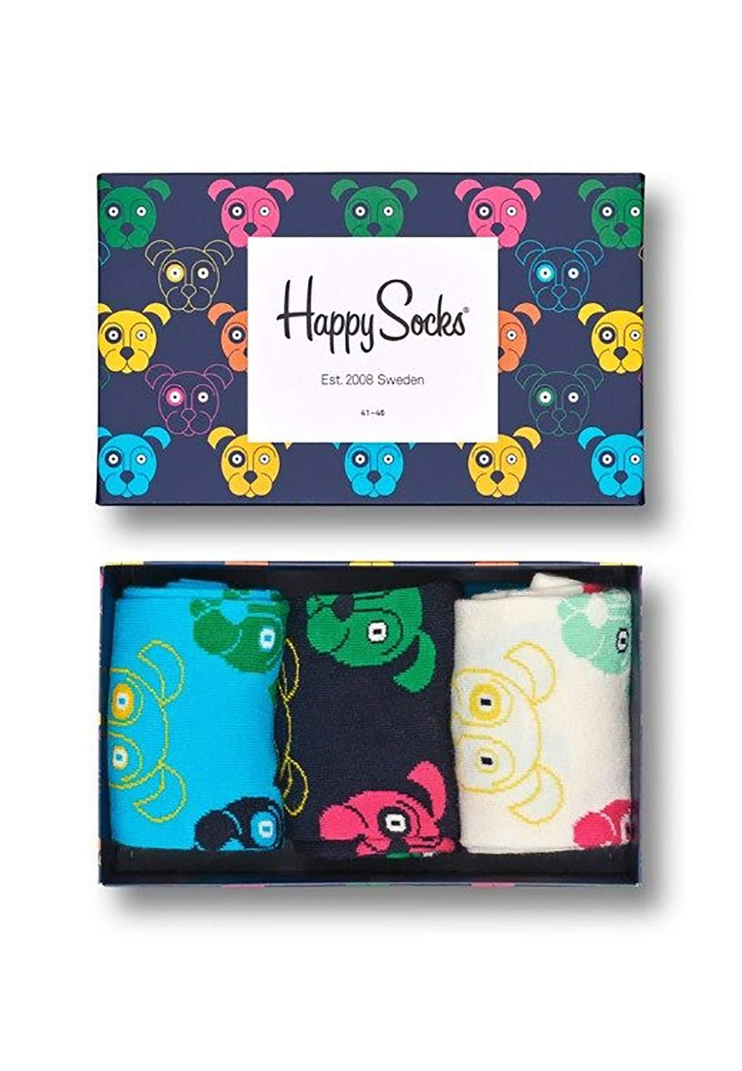 Happy Socks Geschenkbox DOG GIFT BOX SXDOG08-0100 Mehrfarbig, Size:41-46