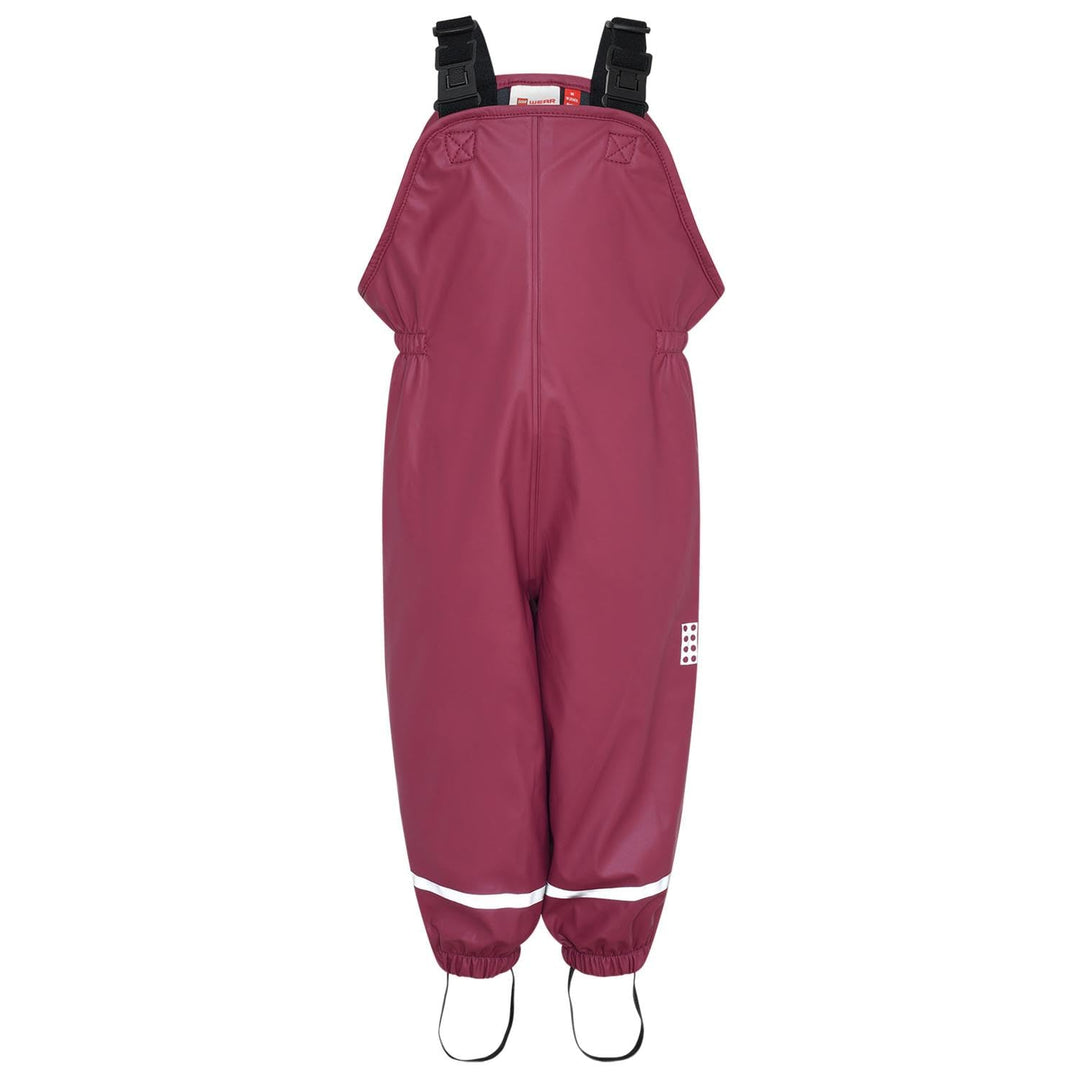 Lego Mädchen Regenhose Lwpuelo 703 - Lego Wear Gefütterte Regenhose 104 Bordeaux, 104 Bordeaux