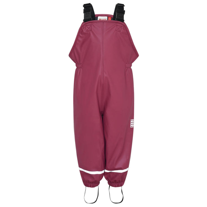 Lego Mädchen Regenhose Lwpuelo 703 - Lego Wear Gefütterte Regenhose 104 Bordeaux, 104 Bordeaux