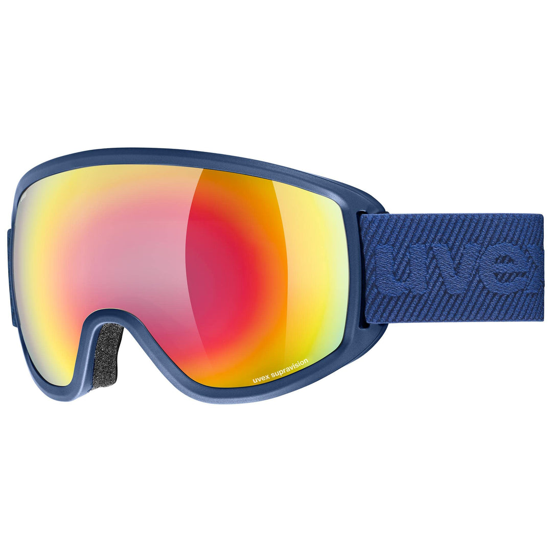 Uvex Unisex Topic Fm Sphere Skibrille (1er Pack) Einheitsgrösse navy matt/rainbow-rose, Einheitsgrös