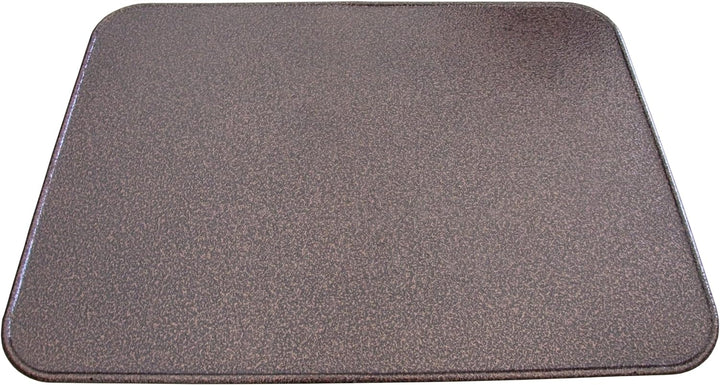 BBQrolling Ofen-Bodenblech, Kaminbodenplatte aus Altmessing, Funkenschutzplatte für Kaminofen 800x50
