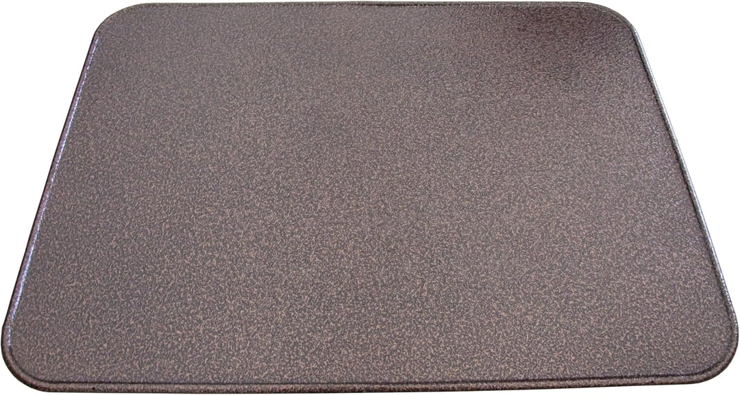 BBQrolling Ofen-Bodenblech, Kaminbodenplatte aus Altmessing, Funkenschutzplatte für Kaminofen (800x6