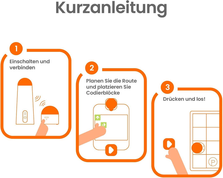 MatataStudio Coding Set Programmierbar Roboter Spielzeug für Kinder ab 4-10 Jahren Elektronische Cod
