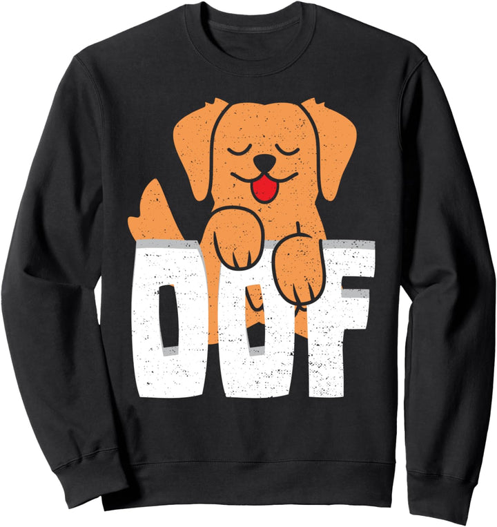 Golden Retriever: Golden Retriever Oof - Hunde Sprüche Sweatshirt