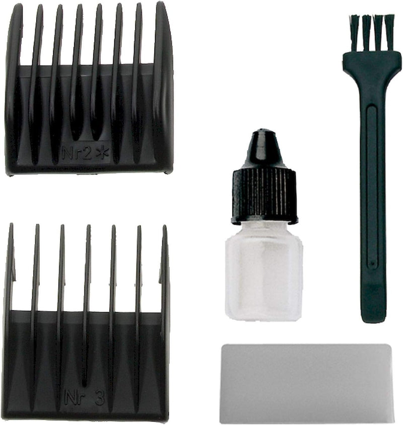 Rotschopf24 EDITION: Moser Tierschermaschine R33 Adjustable + 8 Edelstahl-Aufsteckkämme + Tasche. Ma