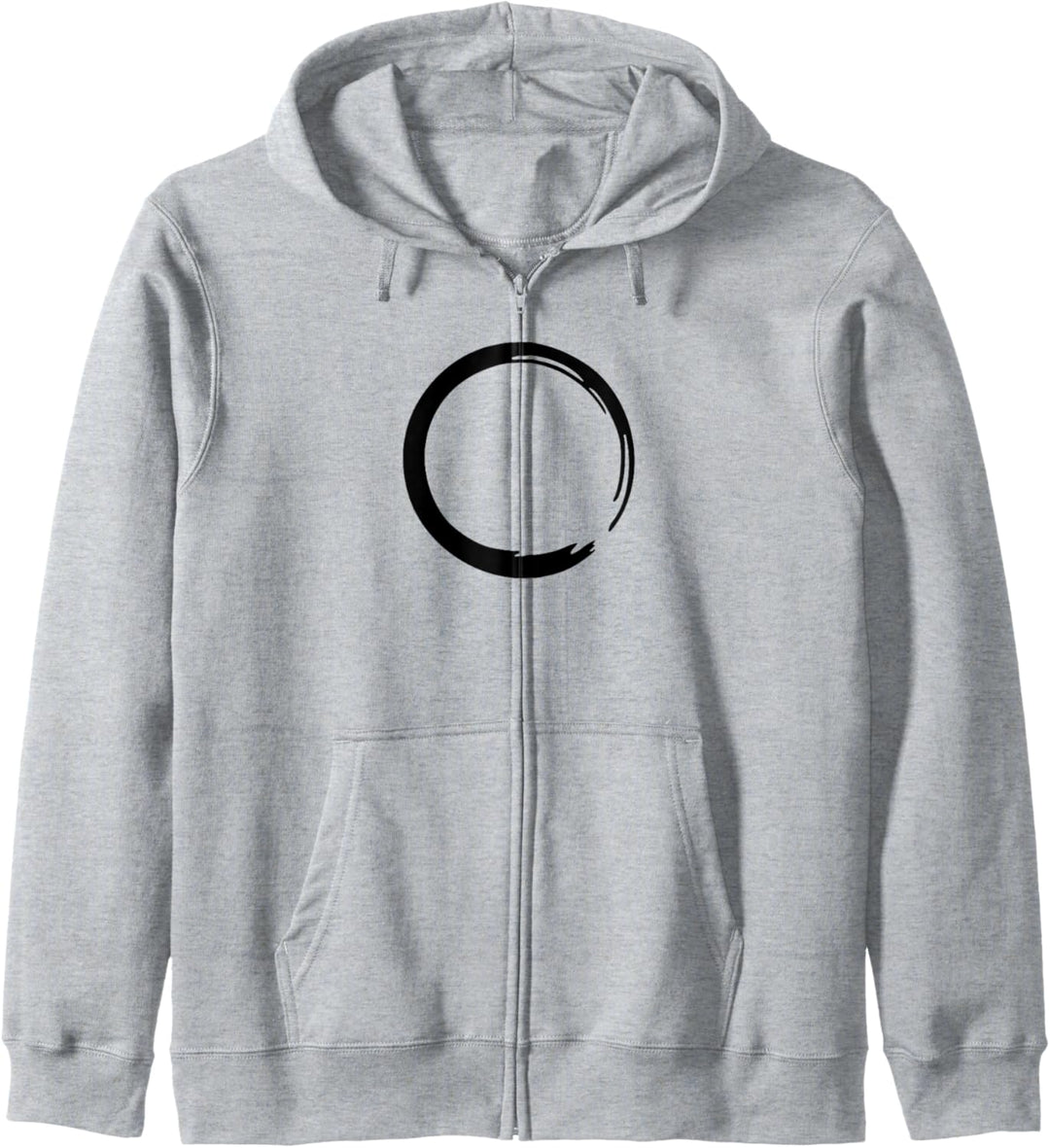 Enso, Zen, Kreis, Buddha Meditation Japan Kalligrafie Yoga, Kapuzenjacke