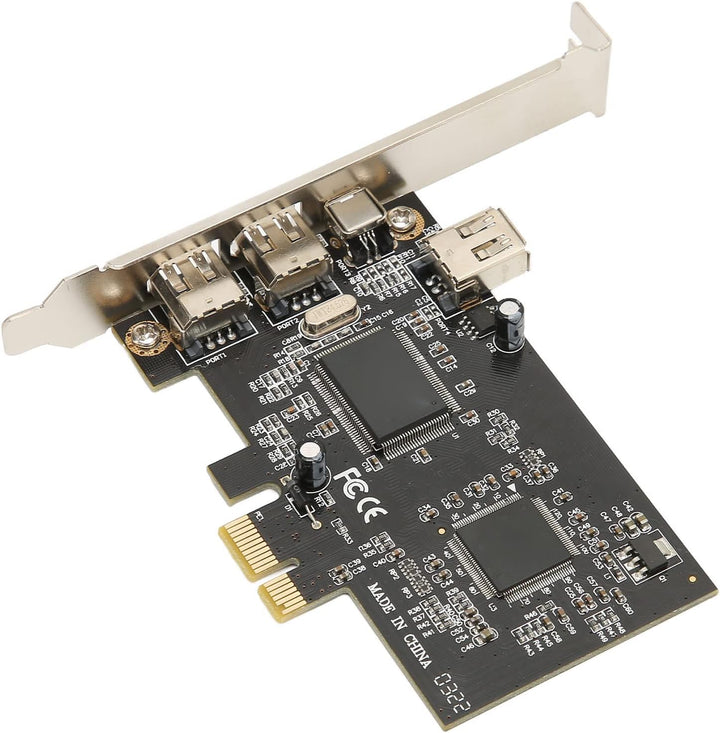 Bewinner PCIe Firewire Karte für 10, PCI E Firewire Controller Karte 4 Ports mit Low Profile Halteru